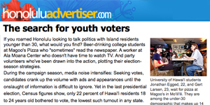 The search for youth voters